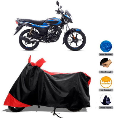 WMIZEXA Waterproof Two Wheeler Cover for Bajaj(Platina 110 H-Gear, Red)