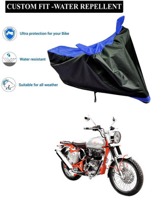 CODOKI Waterproof Two Wheeler Cover for Royal Enfield(Bullet Trials 350, Blue)