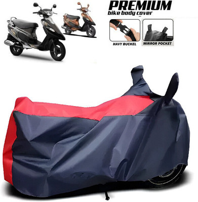 smwzxyu Waterproof Two Wheeler Cover for Honda, Bajaj, Hero, TVS(Red, Blue)