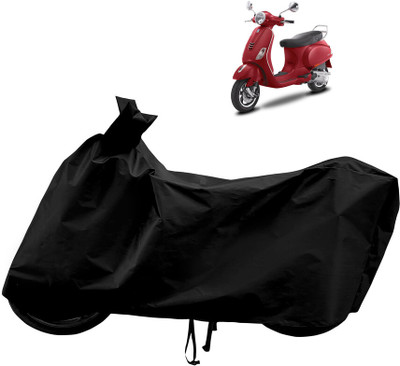Horseyaart Waterproof Two Wheeler Cover for Vespa(Vespa VXL, Black)