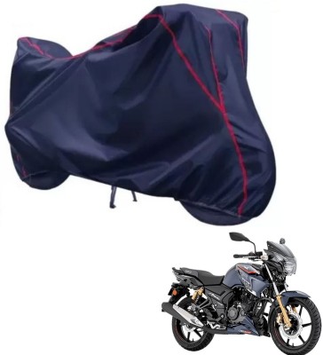 Car Life Two Wheeler Cover for TVS(Apache RTR 180, Blue, Red)