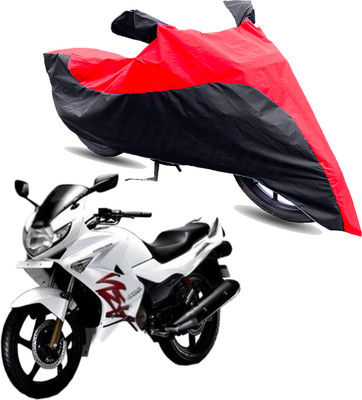 Motodreka Two Wheeler Cover for Hero(Karizma ZMR, Red, Black)