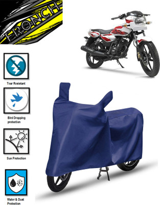 FRONCH Waterproof Two Wheeler Cover for TVS(Phoenix 125, Blue)