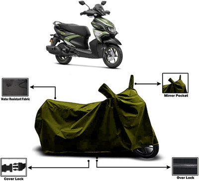 Amexride Two Wheeler Cover for Yamaha(RayZR 125, Green)