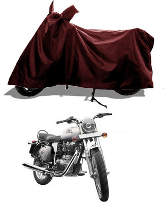GROFATIK Two Wheeler Cover for Royal Enfield(350 BS6, Maroon)