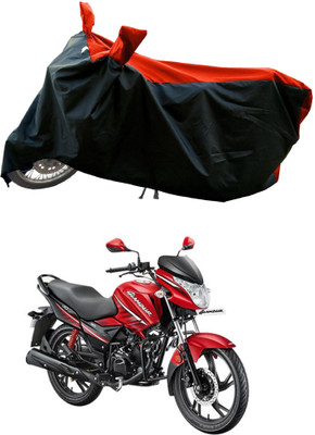 DeepShakshi AUTOMOTIVE Waterproof Two Wheeler Cover for Hero(Glamour i3s, Red)