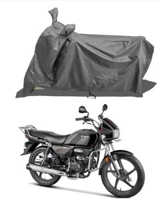 Tritika Waterproof Two Wheeler Cover for Hero(Splendor Plus, Grey)
