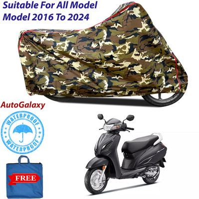 AutoGalaxy Waterproof Two Wheeler Cover for Royal Enfield(Classic Chrome, Multicolor)