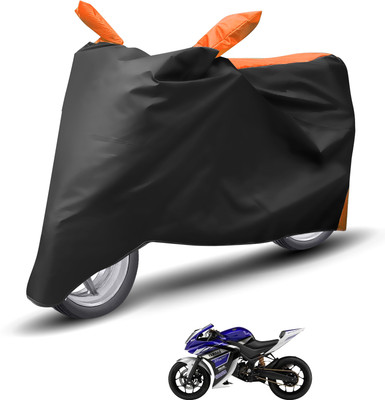 Caronix Waterproof Two Wheeler Cover for Yamaha(YZF R25, Orange)