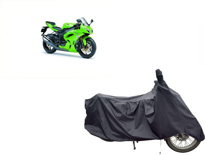 Anlopeproducts Waterproof Two Wheeler Cover for Kawasaki(Ninja 300, Grey)