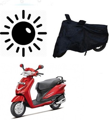 MMSSTAR Waterproof Two Wheeler Cover for Hero(Duet, Black)