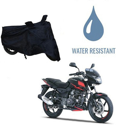 DeepShakshi AUTOMOTIVE Waterproof Two Wheeler Cover for Bajaj(Pulsar 180 DTS-i, Black)