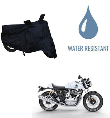 DeepShakshi AUTOMOTIVE Waterproof Two Wheeler Cover for Royal Enfield(Continental GT, Black)