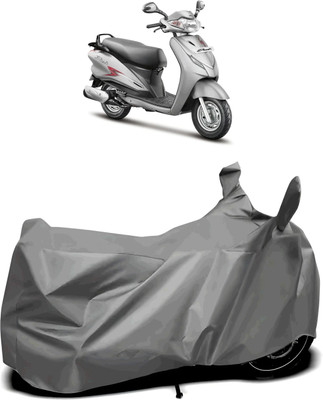 Mdstar Waterproof Two Wheeler Cover for Hero(Duet, Grey)