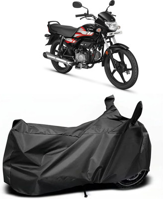 AIKOZIYA Waterproof Two Wheeler Cover for Hero(HF Deluxe, Black)