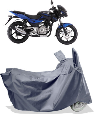 Amexride Two Wheeler Cover for Bajaj(Pulsar 180 DTS-i, Grey)