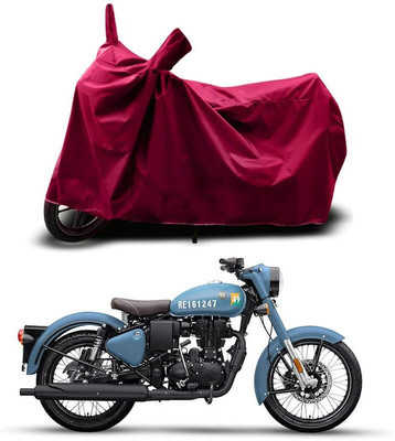 KEDIT Two Wheeler Cover for Royal Enfield(Maroon)
