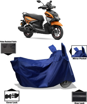 Amexride Two Wheeler Cover for Yamaha(RayZR 125 Fi, Blue)