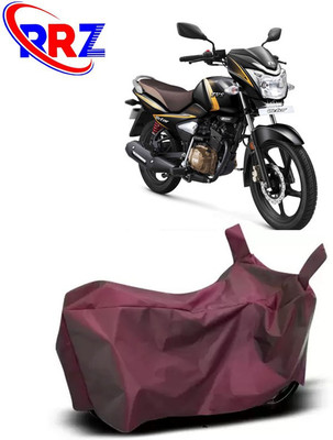 RRZ Waterproof Two Wheeler Cover for TVS(Victor New, Maroon)