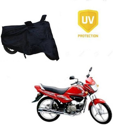 RAAMKM Two Wheeler Cover for TVS(Sport ES BS6, Black)