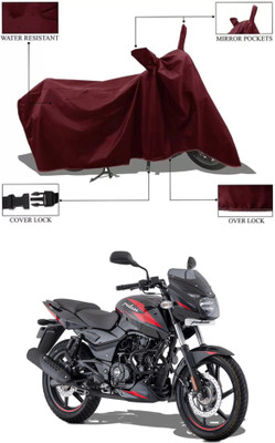 Mdstar Waterproof Two Wheeler Cover for Bajaj(Pulsar 150, Maroon)