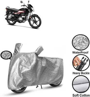 CODOKI Waterproof Two Wheeler Cover for Hero(CD deluxe, Silver)