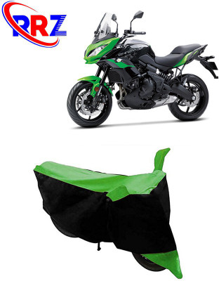 RRZ Waterproof Two Wheeler Cover for Kawasaki(Versys 650, Black, Green)