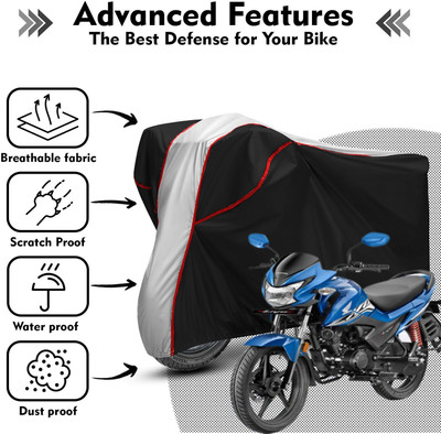 AutoGalaxy Waterproof Two Wheeler Cover for Honda(Livo, Black)