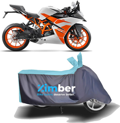 APNEK Two Wheeler Cover for KTM(RC 200, Blue, Grey)