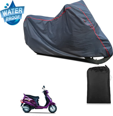 PAGORA Waterproof Two Wheeler Cover for Mahindra(Duro 125, Grey)