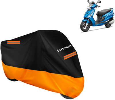 Horseyaart Waterproof Two Wheeler Cover for Hero(Maestro Edge, Orange)