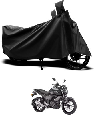 PAGORA Waterproof Two Wheeler Cover for Yamaha(FZ S V3.0 FI, Black)