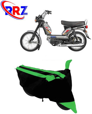 RRZ Waterproof Two Wheeler Cover for TVS(XL Super, Black, Green)