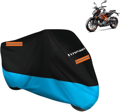 Horseyaart Waterproof Two Wheeler Cover for KTM(250 Duke, Blue)