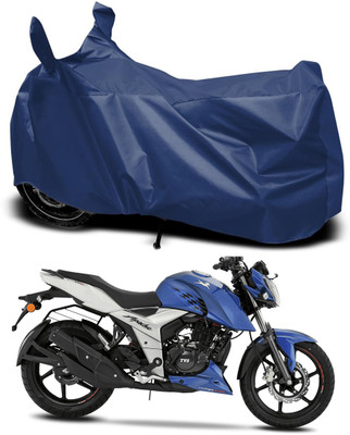 RABABLI Waterproof Two Wheeler Cover for TVS(Apache RTR 165 RP, Blue)