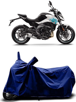 VESMEI Two Wheeler Cover for CFMoto(400NK, Blue)