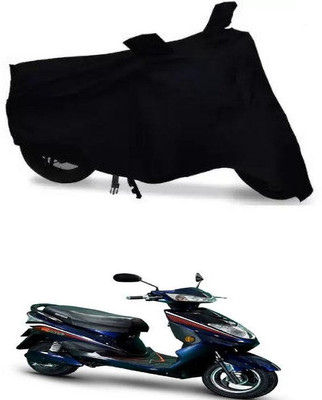 THE REAL ARV Waterproof Two Wheeler Cover for Okinawa(Ridge Plus, Black)