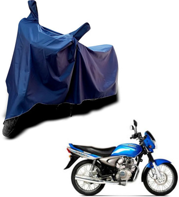 KEDIT Two Wheeler Cover for Bajaj(Wind 125, Blue)