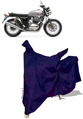 Amexride Two Wheeler Cover for Royal Enfield(Interceptor 650, Blue)
