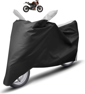 Caronix Two Wheeler Cover for KTM(Duke 200, Grey)