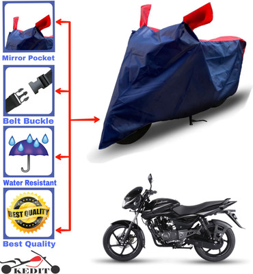 AASHTIK MART Two Wheeler Cover for Bajaj(Pulsar 180 DTS-i, Red, Blue)