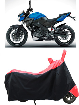 Coxtor Two Wheeler Cover for Bajaj(Pulsar 250, Red)