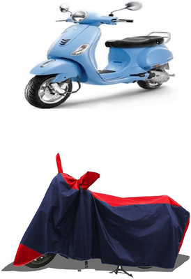 SUGASHRI Waterproof Two Wheeler Cover for Piaggio(Vespa VXL, Red, Blue)