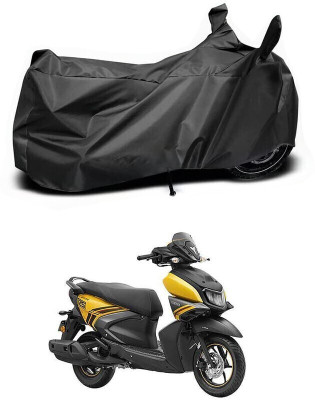 DeepShakshi AUTOMOTIVE Two Wheeler Cover for Yamaha(Ray Z, Black)