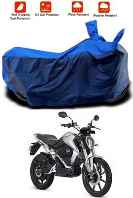 MMSSTAR Waterproof Two Wheeler Cover for Revolt(RV 300, Blue, Blue)