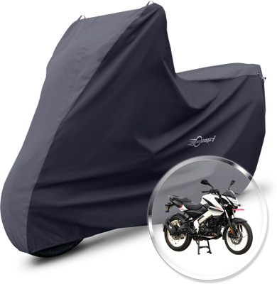 Neodrift Two Wheeler Cover for Bajaj(Pulsar NS 160, Grey, Black)