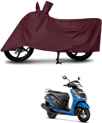KEDIT Two Wheeler Cover for Yamaha(Alpha, Maroon)