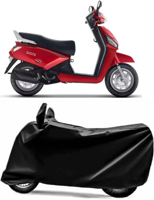 V VINTON Two Wheeler Cover for Mahindra(Gusto, Black)