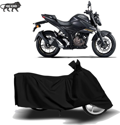 MOTOGENIX Two Wheeler Cover for Suzuki(Gixxer 250, Black)