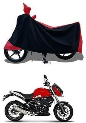AASHTIK MART Two Wheeler Cover for Mahindra(MOJO XT 300, Red)